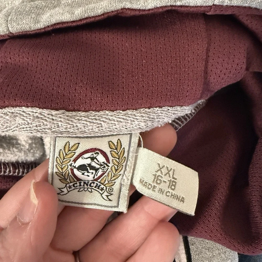 Cinch Sweatshirt Hoodie Youth XXL Grey Pink‎ Rodeo Brand Western Wear Retro